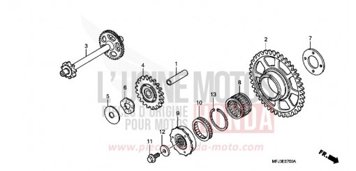 FRIZIONE DI AVVIAMENTO CBR600RAA di 2010
